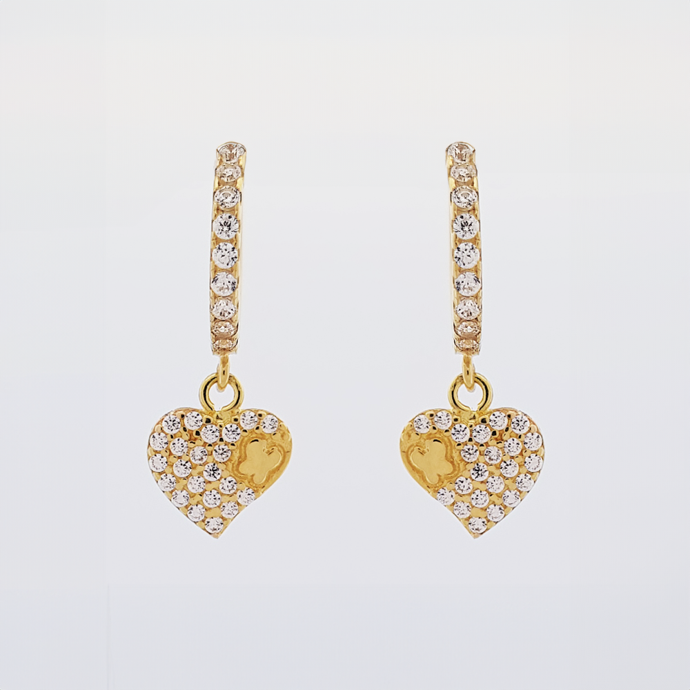 Argolla Strass Corazón