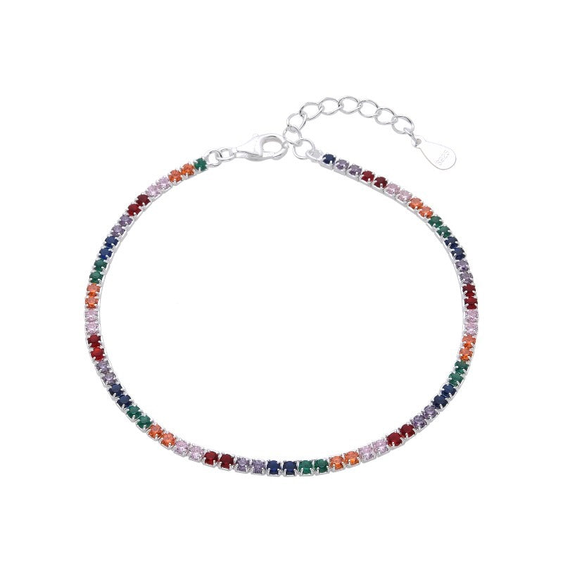 Pulsera Tennis Color 2.3mm.