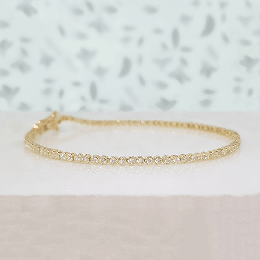 Pulsera Tenis Bisel