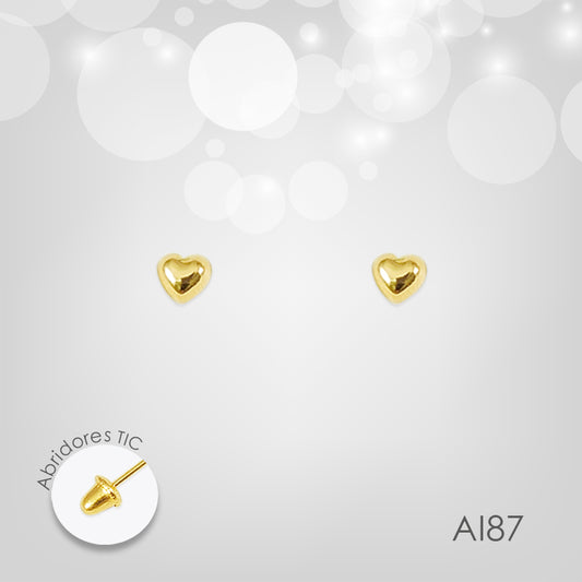 Arete Abridor - Corazón Bombita