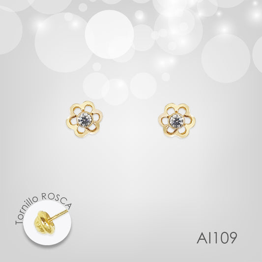Arete Flor Calado