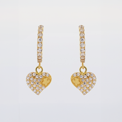 Argolla Strass Corazón