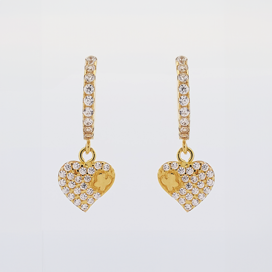 Argolla Strass Corazón