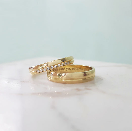 Aros 3/4 - Diamantes