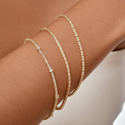 Pulsera Tenis Bisel