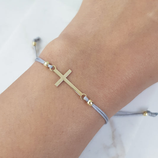 Pulsera Hilo Cruz